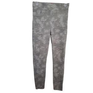 Spanx Jeanish Ankle Leggings Camo Stone Wash Small